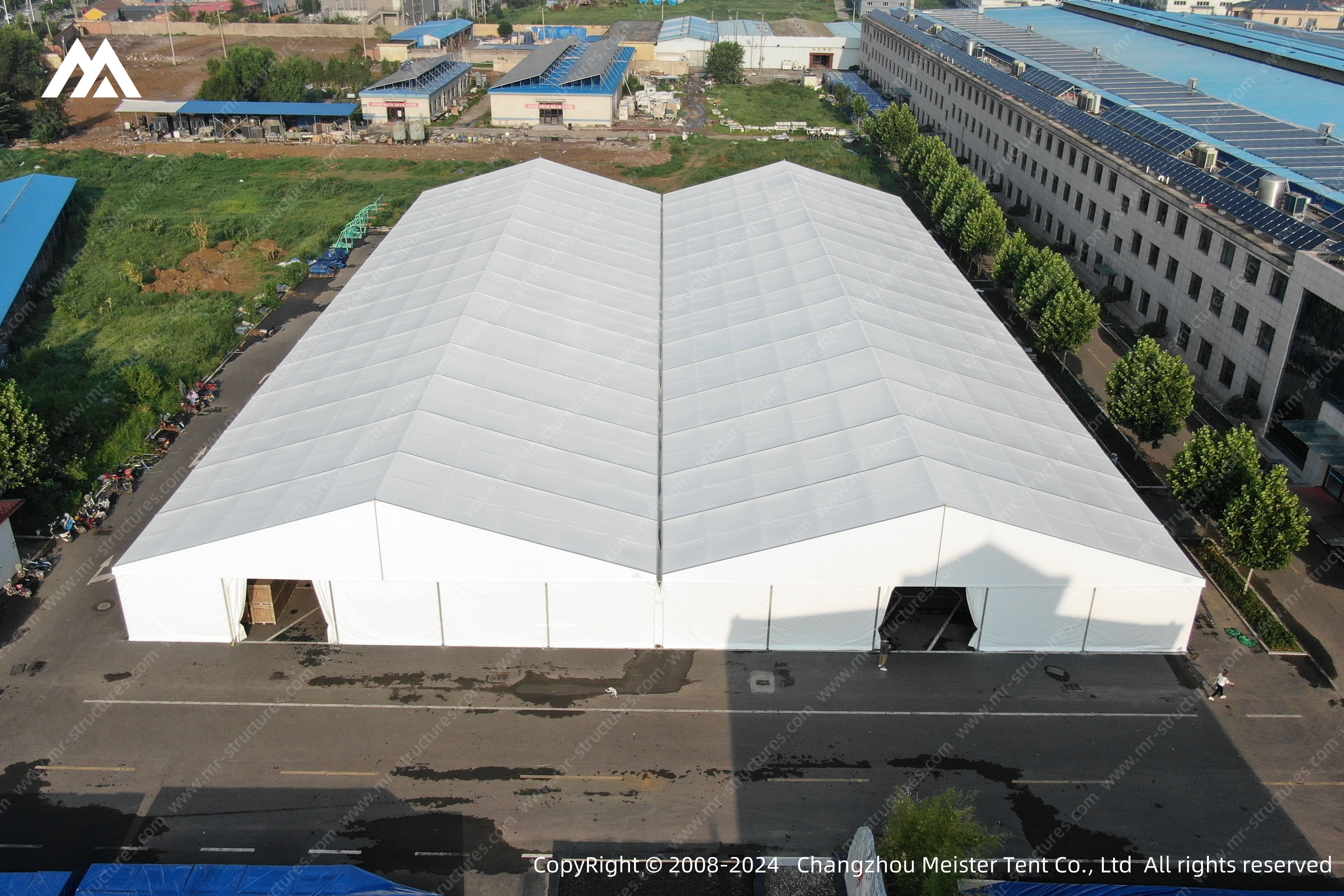 Large Temporary Storage Aluminum Tent