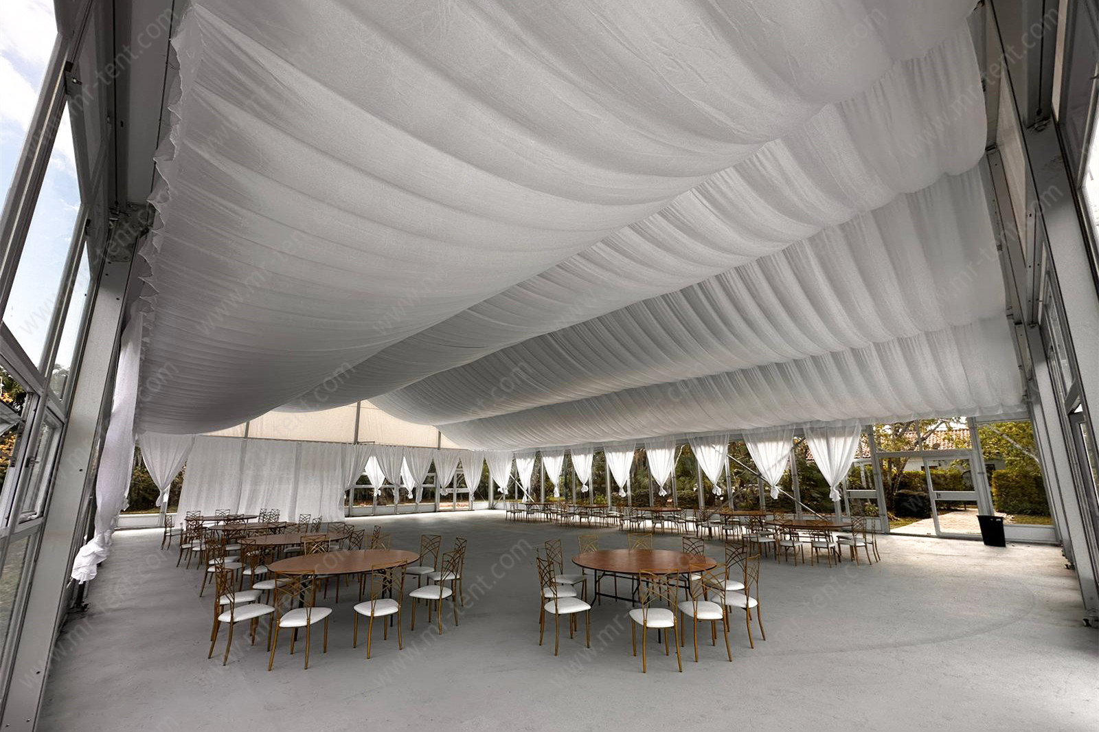 20×40m Commercial Event Tent with Glass Walls