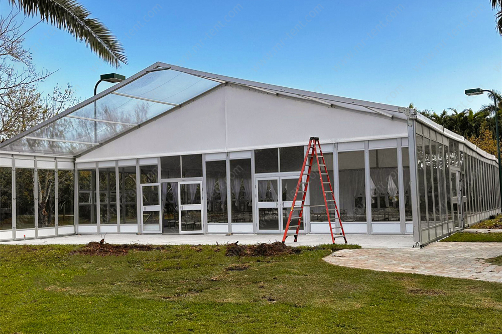 20×40m Commercial Event Tent with Glass Walls