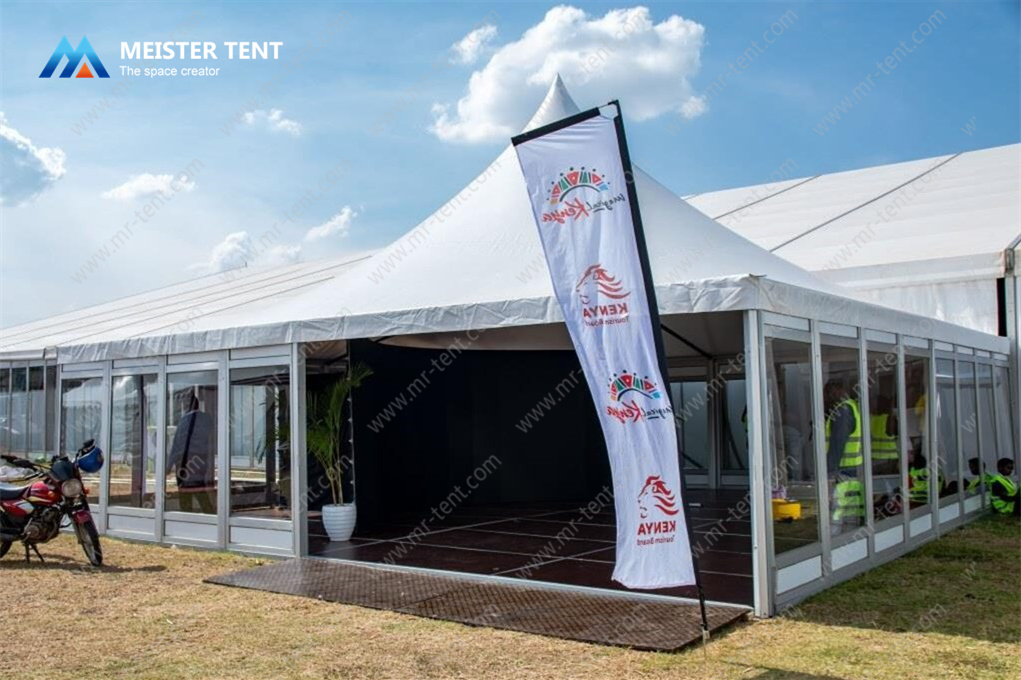 White Mixed Commercial Event Party Tent