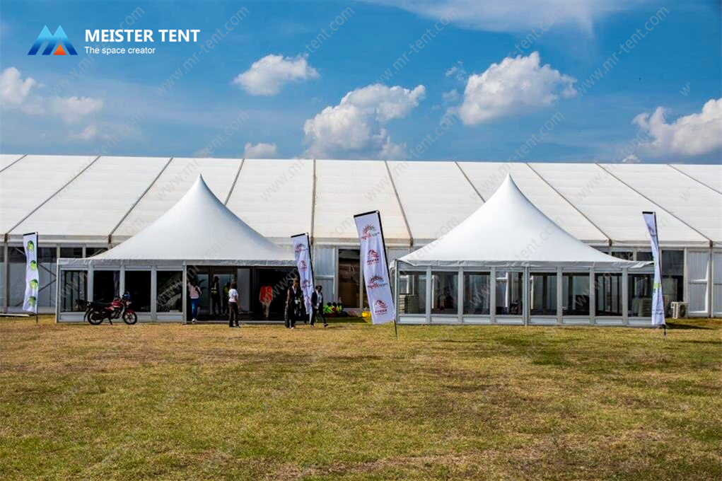 White Mixed Commercial Event Party Tent