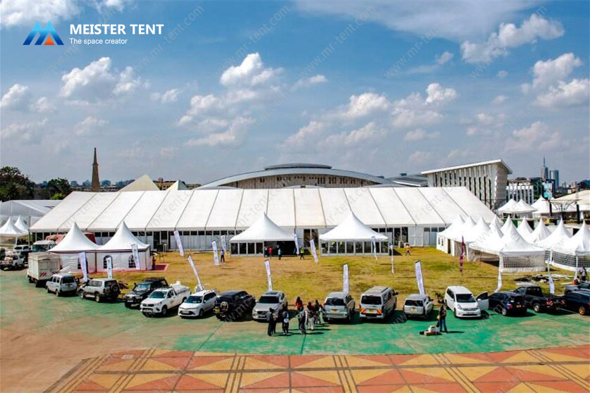 White Mixed Commercial Event Party Tent