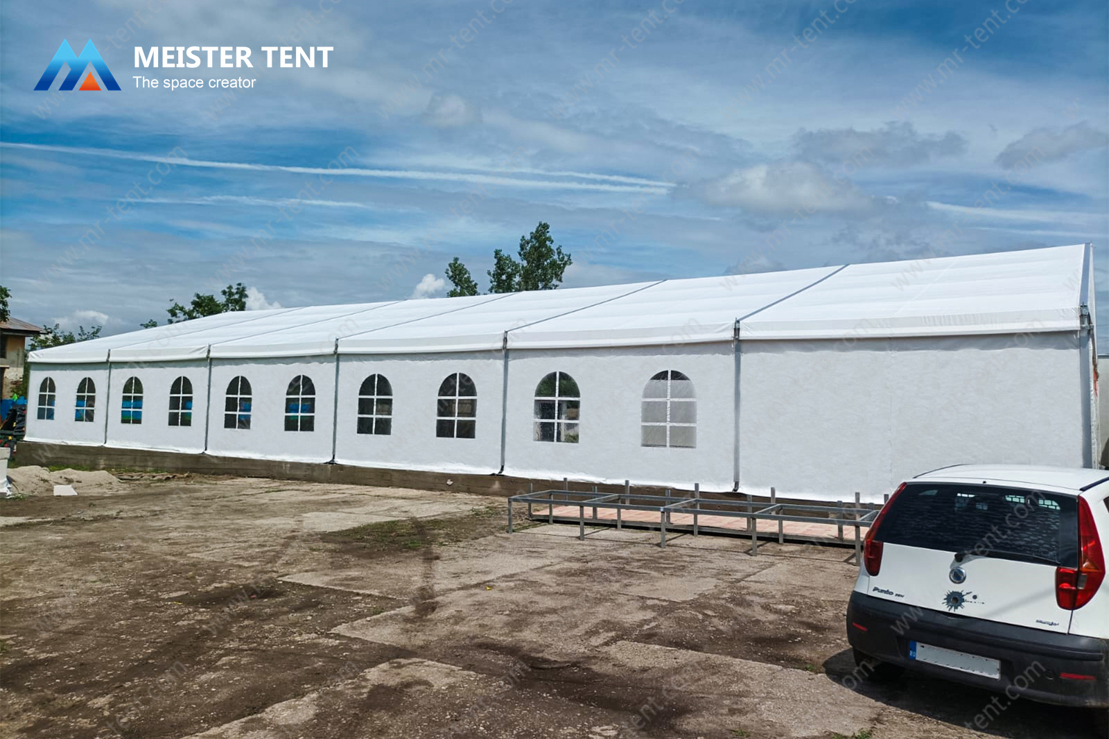 15×30m White Aluminum Event Tent for Outdoor Functions