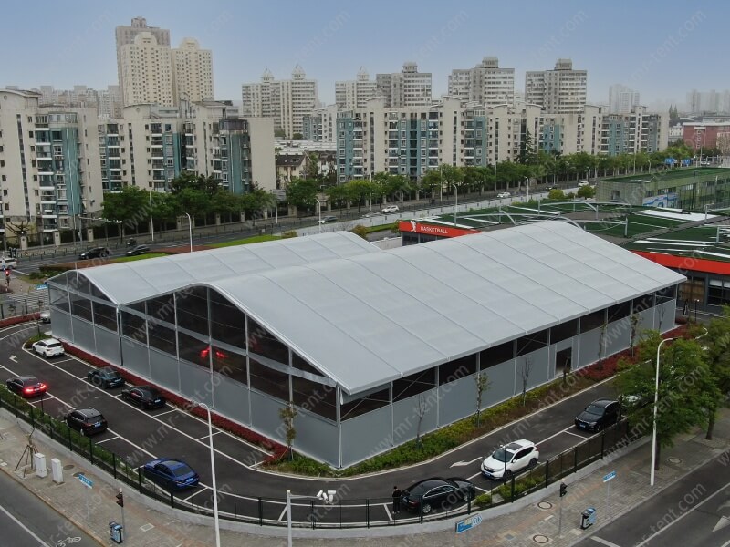 30×50m Large Arcum Padel & Tennis & Pickleball Ball Tent