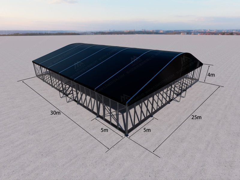 25×30m Black Arcum Event Marquee Tent For Sale