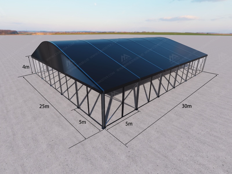 25×30m Black Arcum Event Marquee Tent For Sale