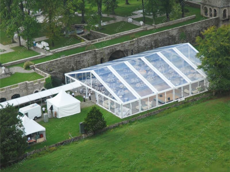 Large Transparent Event Wedding Tent for 500–1000 Capacity