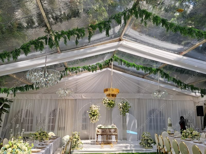 Large Transparent Clear Roof Event Tent
