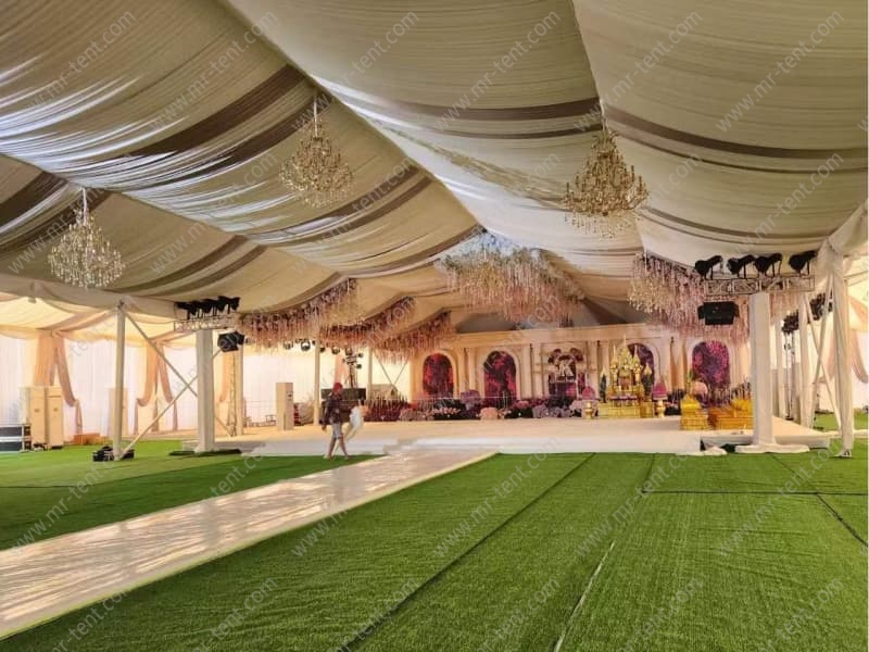 Large White Aluminum Worship Tent