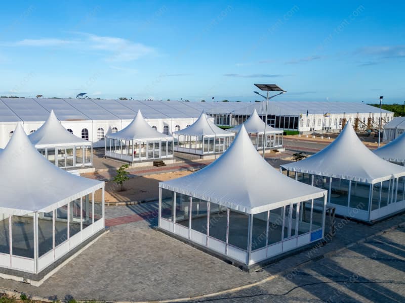 Large White Aluminum Alloy Event and Exhibition Tent