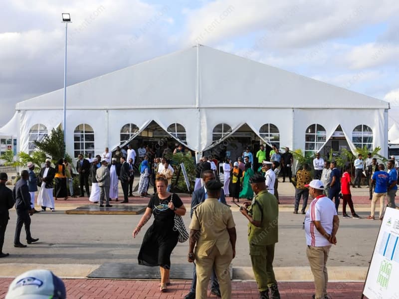 Large White Aluminum Alloy Event and Exhibition Tent