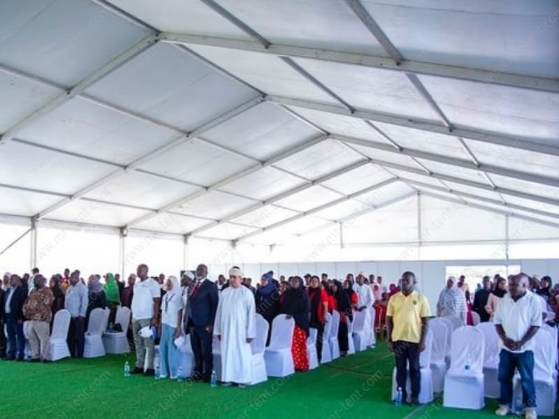 Large White Aluminum Alloy Event and Exhibition Tent