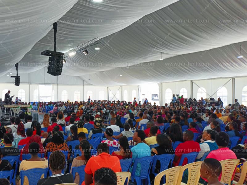 25×45m Large White Church Tent