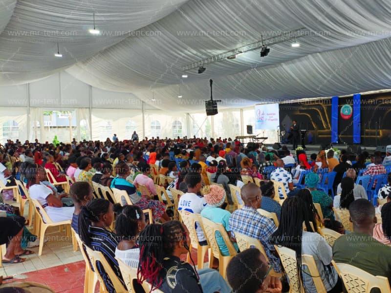 25×45m Large White Church Tent