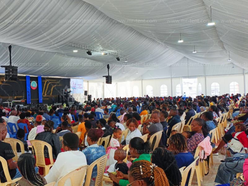 25×45m Large White Church Tent