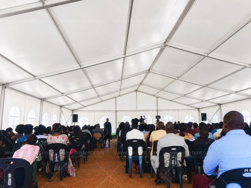 Large White Aluminum Worship Tent
