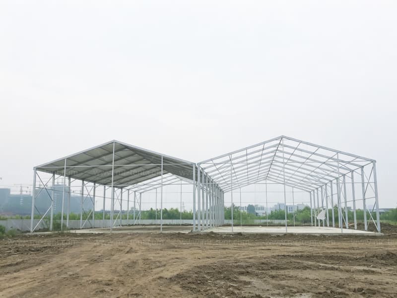 Large Aluminum Alloy Frame Industrial Warehouse Tent