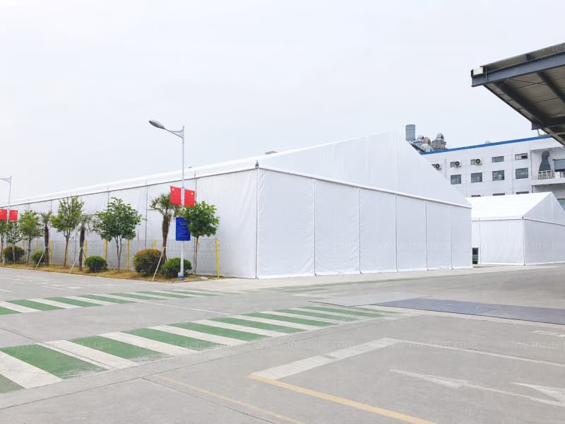 2 Sets of 30m Span Storage Aluminum Warehouse Tent