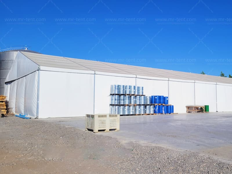 25×50×5m+20×20×3m Outdoor Warehouse Industrial StorageTent