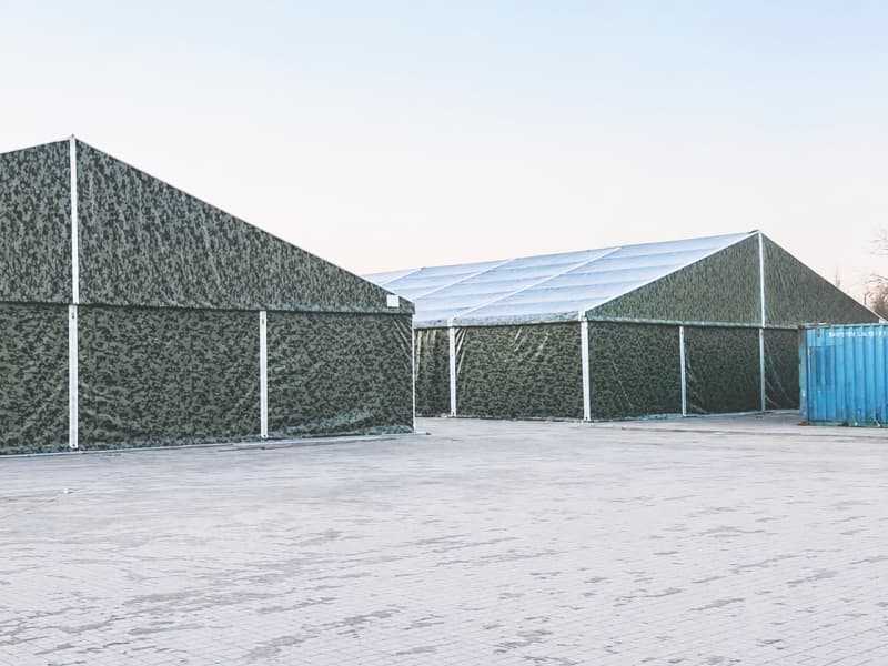 Camouflage Fabric Military Warehouse Tent