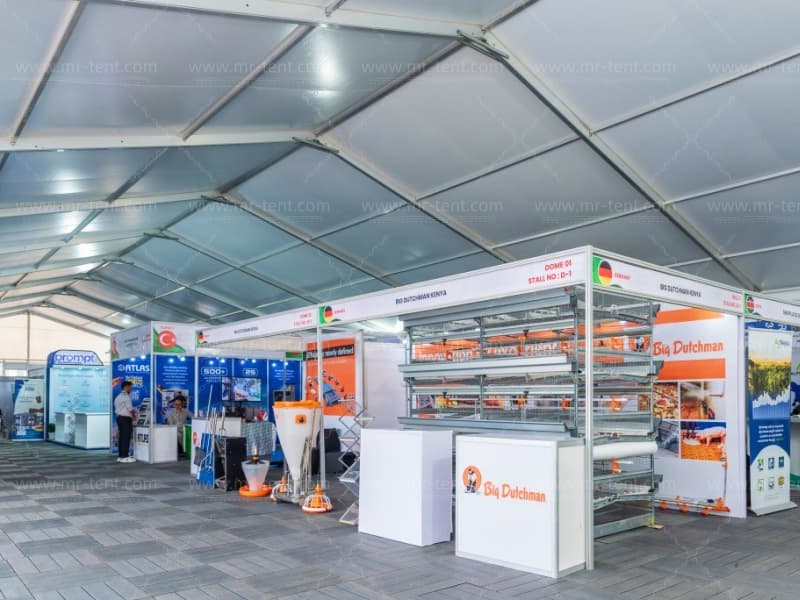 Large White Aluminum Alloy Event and Exhibition Tent