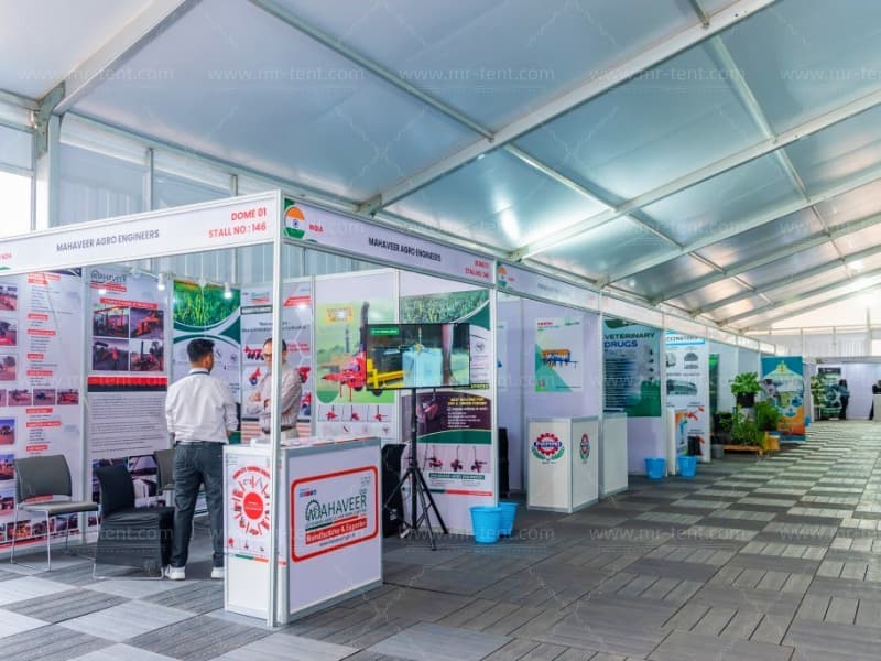 Large White Aluminum Alloy Event and Exhibition Tent