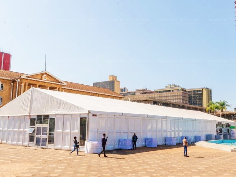 Large White Aluminum Alloy Event and Exhibition Tent