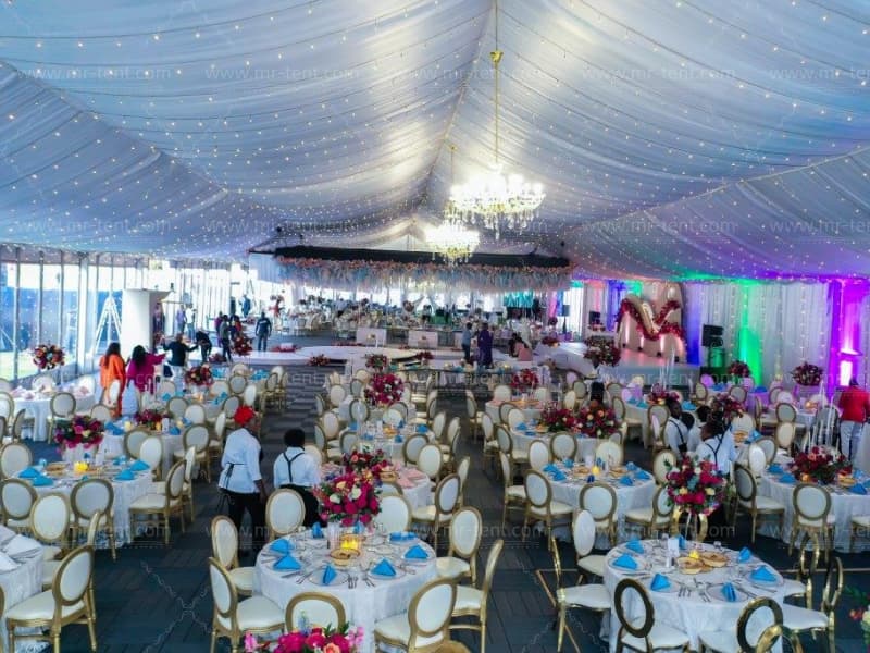 White Wedding Event Party Tent For 1000 People
