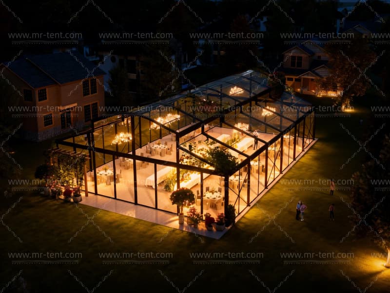 Transparent Wedding Party Tent Capacity 500-1000 people