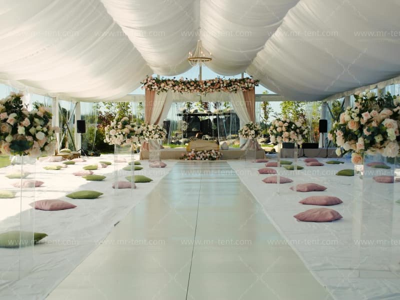 Outdoor 15m Span A-Shaped Clear Party Tent