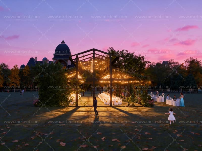 800 People Outdoor Wedding Party Tent