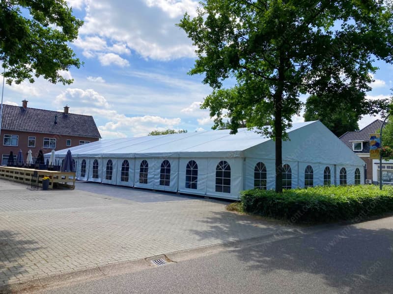 White Wedding Party Tent with Windows for Sale