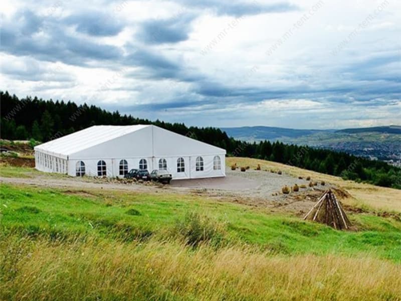 White Wedding Party Tent with Windows for Sale