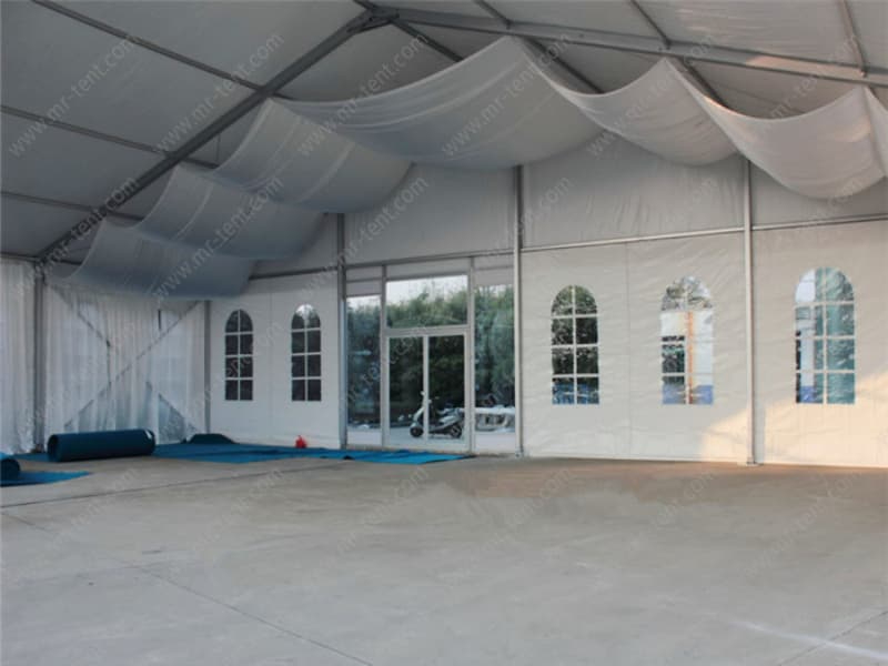 White Wedding Party Tent with Windows for Sale