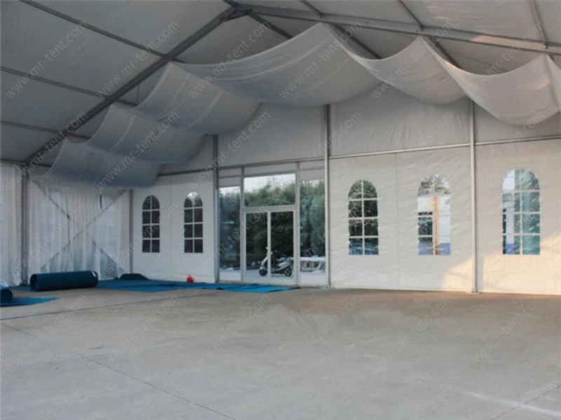 White Wedding Party Tent with Windows for Sale