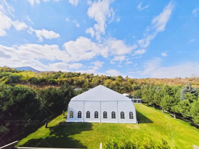 White Curve Tent Large Size Outdoor Event Tent